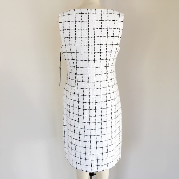 Karl Lagerfeld white black stripe shift dress - Picture 5 of 7